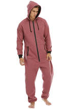 Men&#39;s Thickened Sweater Fleece Jumpsuit Pajamas Homewear Casual Suits - £40.43 GBP