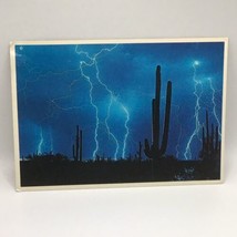 Lightning Over Arizona Vintage Postcard-Posted Writing - $6.92