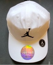 Nike Air Jordan Youth Jumpman Snapback Cap Hat White/Black New - £12.50 GBP