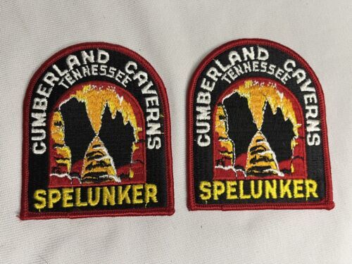Primary image for Vintage Cumberland Caverns Tennessee Spelunker Badges Lot Of 2