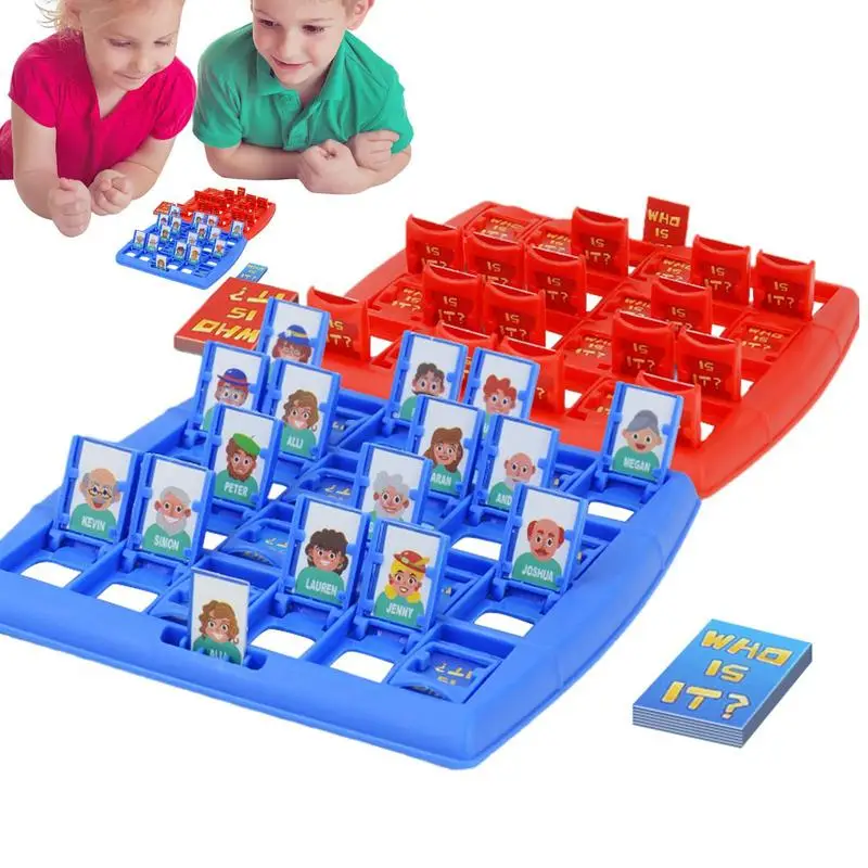 Guess Who I Am Game Family Guessing Game Board Games Guessing Game With 96Pcs - £10.93 GBP+