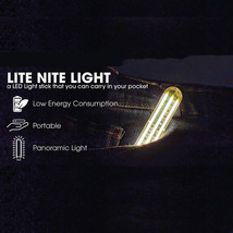 LITE NITE LIGHT low power pocket portable USB LED light stick for garage camp - £12.75 GBP