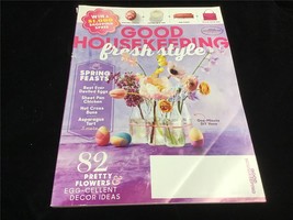 Good Housekeeping Magazine April 2018 Spring Feasts 82 Pretty Flowers Decor Idea - £7.96 GBP