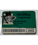 Disney 2008 I.D. Badge Series Haunted Mansion Hat Box Ghost LE 300 Pin - £27.25 GBP