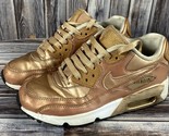 Girl’s Nike Air Max 90 SE Athletic Shoes ‘Metallic Bronze’ 859633-900 - ... - £11.64 GBP