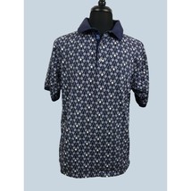 Haggar Clothing Men Large Cool 18 Polo Golfball Palm Tree Short Sleeve B... - £14.73 GBP