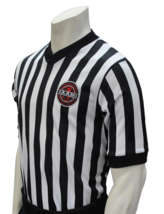 Smitty | I200 | IAABO Men&#39;s Basketball Official Referee Shirt | Black Wh... - $54.99