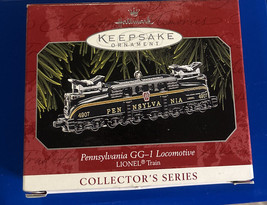 Hallmark Train Ornament Lionel Pennsylvania GG-1 Locomotive Black #3 Series 1998 - £9.52 GBP