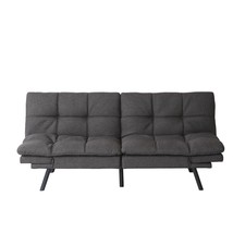 Convertible Memory Foam Futon Couch Bed, Modern Folding Sleeper Sofa Dar... - $282.98