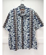 Island Traditions Button Up Shirt Mens XL Floral Short Sleeve Hawaiian *... - £15.68 GBP