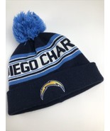 San Diego Chargers Warm Winter Hat - blue &quot;sock hat&quot; with ball - $28.05