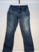 Riders by Lee Indigo Jeans Womens 35x30 Blue Mid Rise Stone Wash 5-Pocket - $15.13