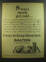 1964 Salton Hotray Ad - 8 ways meals get cold - £14.50 GBP