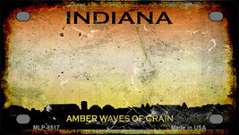 Indiana Rusty State Novelty Mini Metal License Plate Tag - £11.75 GBP