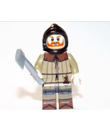 Minifigure Custom Toy Figure Medieval Castle Axe man Executioner - $6.50