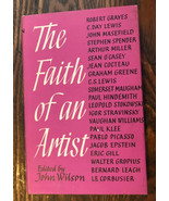 John Wilson THE FAITH OF AN ARTIST  1st Edition 1st Printing HC/DJ 1962 - $26.89 CAD
