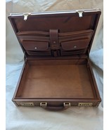 Wings Marron Vache Cuir Laiton Coin Mallette Valise Poignée 12 x 17 X 4 ... - $422.85 CAD