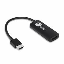 SIIG HDMI 2.0 to DisplayPort 1.2 4K@60Hz Converter Adapter, HDCP 2.2, Stereo Aud - £43.50 GBP