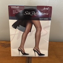 NEW Hanes Silk Reflections Silky Sheer Pantyhose Size CD Barely Black Sexy - €10,83 EUR NEW Hanes Silk Reflections Silky Sheer Pantyhose Size CD Barely Black Sexy - €10,83 EUR