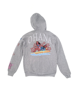 Women’s Disney Lilo and Stitch Surf&#39;s Up Gray Graphic Zip Hoodie  - $37.99