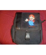Nintendo DS Embroidered Black Super Mario Carrying Case Storage Bag RB 2... - $363.07 MXN
