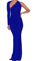 BEAGIMEG Women&#39;s Sexy Elegant One Shoulder Backless Evening Long DressSi... - £13.94 GBP