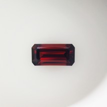 Natural Garnet Octagon Step Cut 10X5mm Burgundy Color VVS Clarity Loose Gemstone - £45.81 GBP