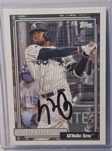 Luis Robert Jr Hand Signed Chicago Whitesox Trading Card COA Hologram MLB - £45.48 GBP