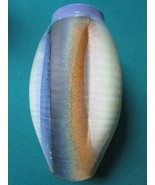 Lee Segal All Fired Up Pottery Newport Rhode Island SIGNED Stoneware VASE - $202.97 CAD