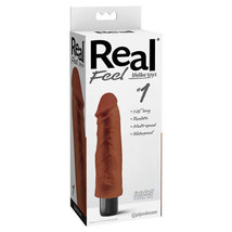 Pipedream Real Feel Lifelike Toyz No. 1 Realistic 7.25 in. Vibrating Dildo Brown - $35.63