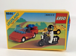 Lego 6644 Legoland Town System ROAD REBEL 59 Interlocking Pieces 1990 New Sealed - £174.21 GBP