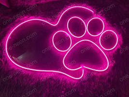 Dog Paw | Led Neon Sign - £111.65 GBP+