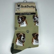 Boxer - Dog Pet Lover Socks Fun Novelty Dress Casual Unisex By Sock Daddy - £5.51 GBP