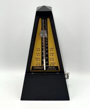 Vintage Wittner Maelzel Metronome Black Plastic Wind Up FOR PARTS W. Ger... - $29.41