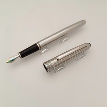 Penna stilografica Montblanc capolavoro solitario 144 in acciaio inossidabile - £553.74 GBP