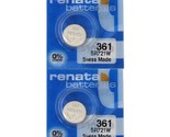 Renata 361 SR721W Batteries - 1.55V Silver Oxide 361 Watch Battery (10 C... - £3.14 GBP+