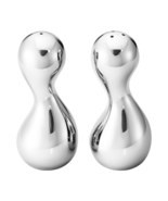 Cobra by Georg Jensen Stainless Steel Salt &amp; Pepper Shaker Set Modern - New - £61.44 GBP