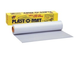 Warp&#39;s PM50 Plast-O-Mat Shelf Liner &amp; Floor Runner, Clear 50&#39; X 30&quot; - £26.58 GBP