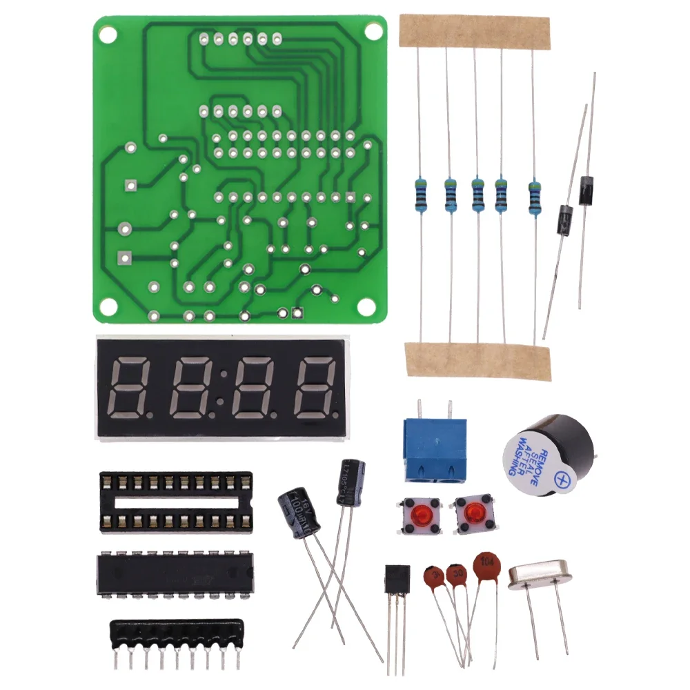 High Quality C51 4 Bits Electronic Clock Electronic Production Suite DIY Kit - £8.09 GBP