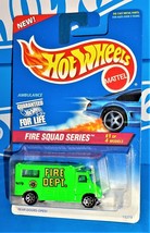 Hot Wheels 1996 Fire Squad Series #424 Ambulance Flor Lime Green w/ 7SPs - £3.16 GBP