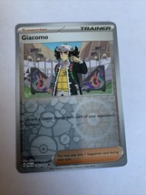 Pokémon TCG Giacomo Scarlet &amp; Violet - Paldea Evolved 182/193 Reverse Ho... - £1.16 GBP