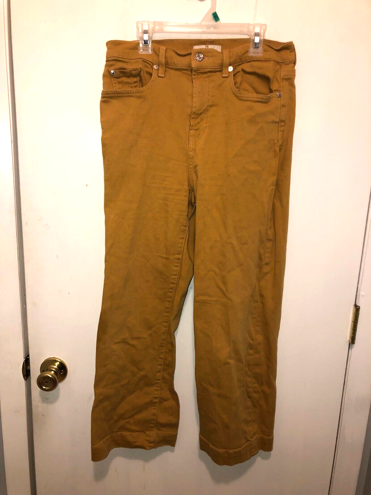7 for All Mankind Womens SZ 30 Alexa Cropped Stretch Jeans 5 Pocket Pants - $12.86
