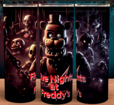 FNAF Five Nights At Freddy&#39;s Horror Game Cup Mug Tumbler 20oz - £15.94 GBP