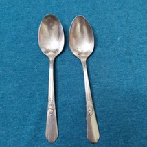 Simeon L &amp; George H Rogers Co XTRA Oneida LTD Encore Silverplate 2 Teaspoons - $7.03