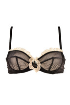 L&#39;agent By Agent Provocateur Womens Bra Non Padded Decorated Black Size S - £37.92 GBP