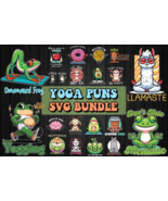 Cute Funny Yoga SVG Bundle - $569.98 MXN
