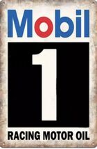 Mobil Exxon Retro Vintage Gas Gasoline Oil Tin Sign 8x12 inches Station Tt - $34.91 CAD