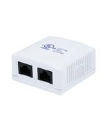 Monoprice 7091 MONOPRICE SURFACE MOUNT BOX CAT5E DOUBLE - $517.36 MXN