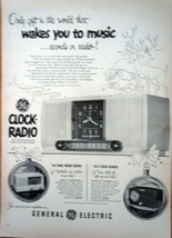 General Electric Clock Radio Christmas Magazine Advertising Print Ad Art 1952 - £5.56 GBP