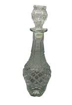 Vintage Anchor Hocking Wexford Decanter Wine Whiskey Liquor with Stopper 14.5 In - £15.97 GBP